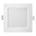 LED Podhledové svítidlo SQUARE LED/6W/230V 4000K 12x12 cm bílá