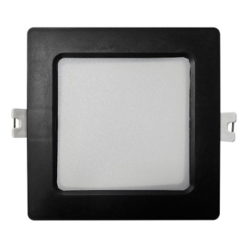 LED Podhledové svítidlo SQUARE LED/6W/230V 4000K 12x12 cm černá