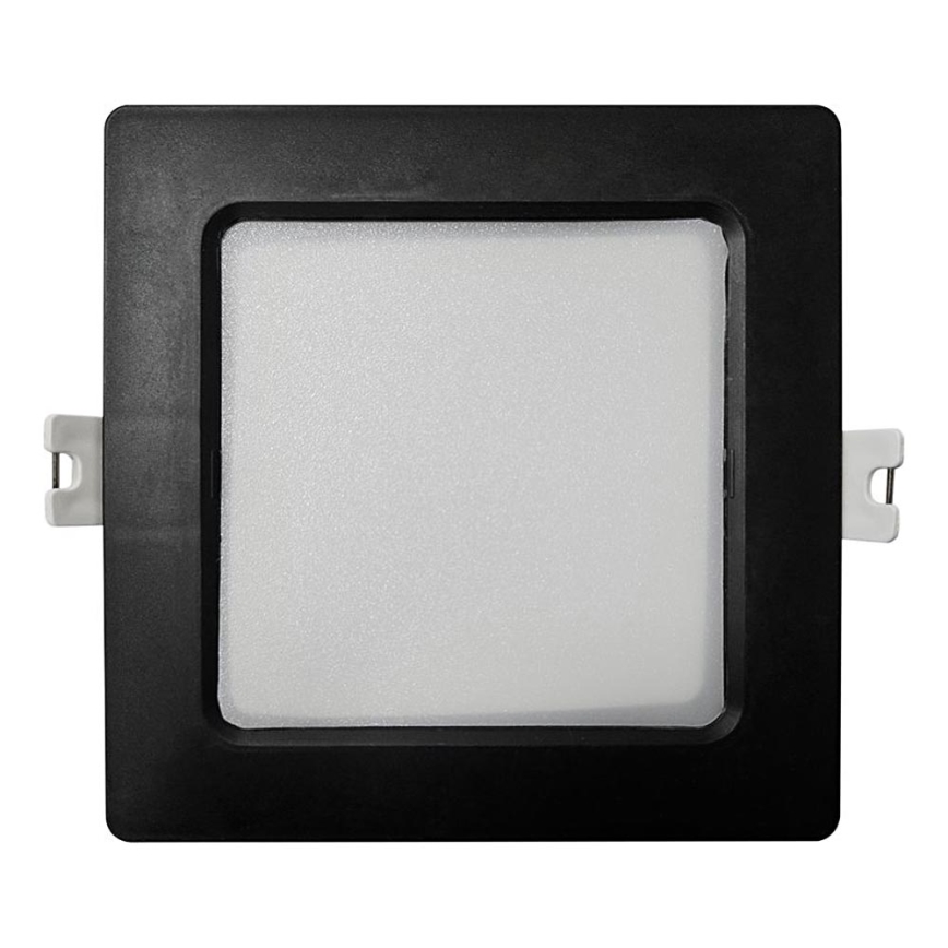 LED Podhledové svítidlo SQUARE LED/6W/230V 4000K 12x12 cm černá