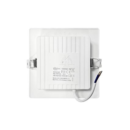 LED Podhledové svítidlo SQUARE LED/9W/230V 4000K 14,5x14,5 cm bílá