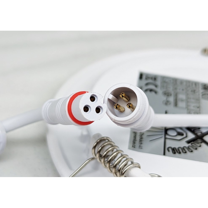 LED Podhledové svítidlo VEGA LED/12W/230V 2900/3900/5800K pr. 17,5 cm bílá