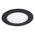 LED Podhledové svítidlo VEGA LED/6W/230V 2900/3900/5800K pr. 12,5 cm černá