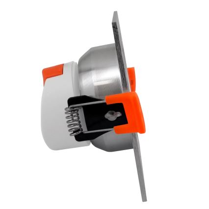 LED Podhledové svítidlo VENUS LED/7W/230V stříbrná hranaté