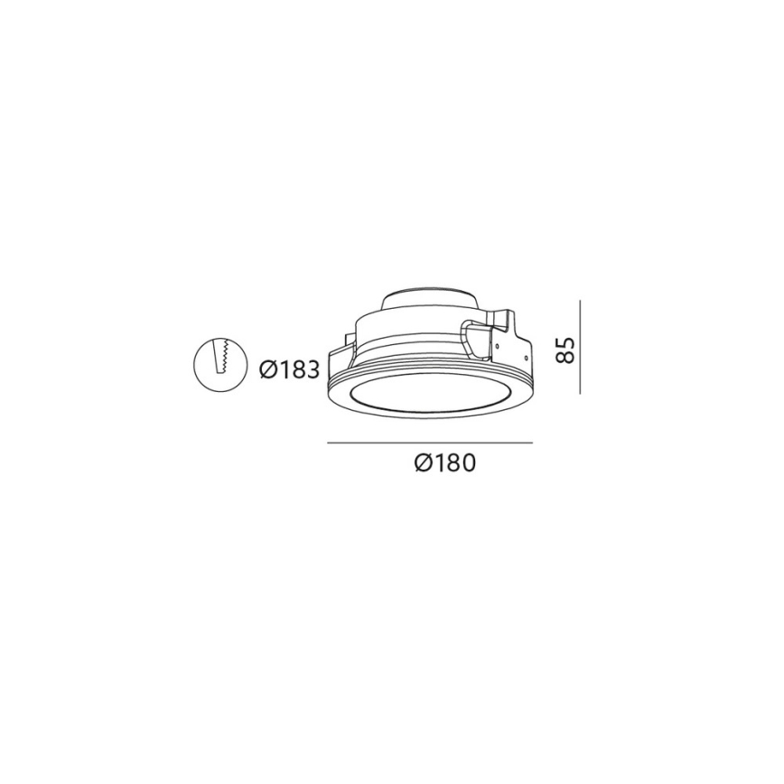 LED Podhledové svítidlo VIMPERGA LED/9W/230V
