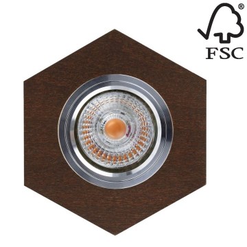 LED Podhledové svítidlo VITAR 1xGU10/5W/230V CRI 90 buk – FSC certifikováno