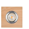 LED Podhledové svítidlo VITAR 1xGU10/5W/230V CRI 90 dub