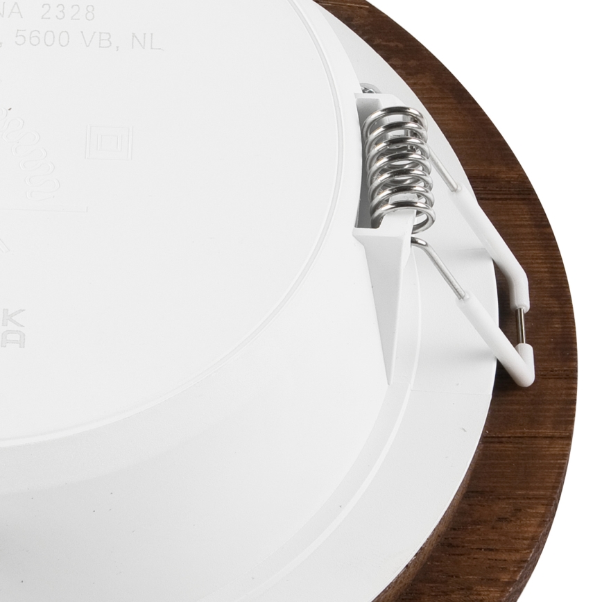 LED Podhledové svítidlo WOODY SPOT LED/12,5W/230V 4000K třešeň pr. 16 cm