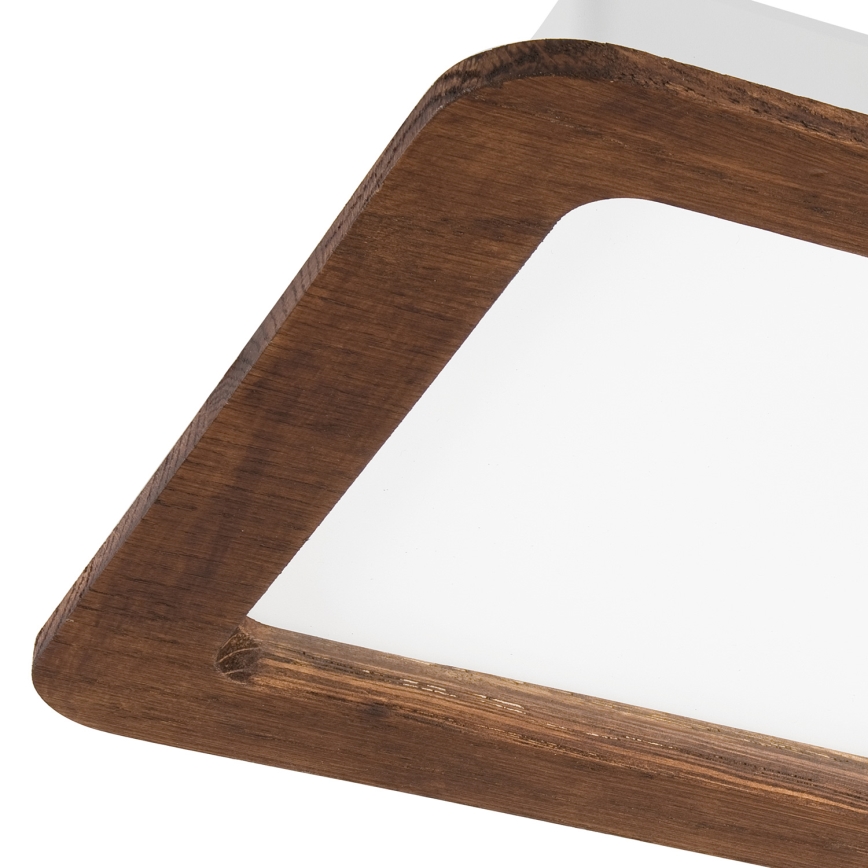LED Podhledové svítidlo WOODY SPOT LED/17W/230V 3000K třešeň 18,5x18,5 cm