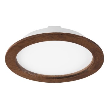 LED Podhledové svítidlo WOODY SPOT LED/23,5W/230V 4000K třešeň pr. 23,5 cm