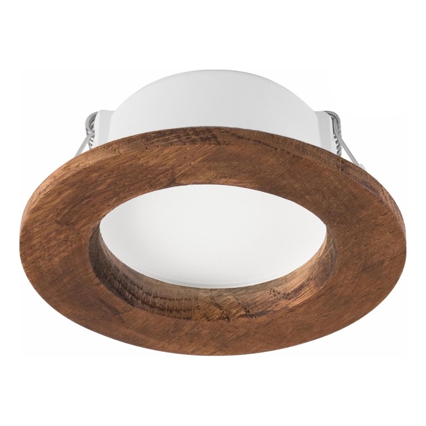 LED Podhledové svítidlo WOODY SPOT LED/5,5W/230V 4000K třešeň pr. 10 cm