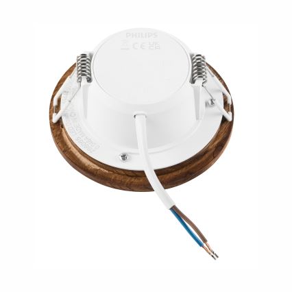 LED Podhledové svítidlo WOODY SPOT LED/5,5W/230V 4000K třešeň pr. 10 cm