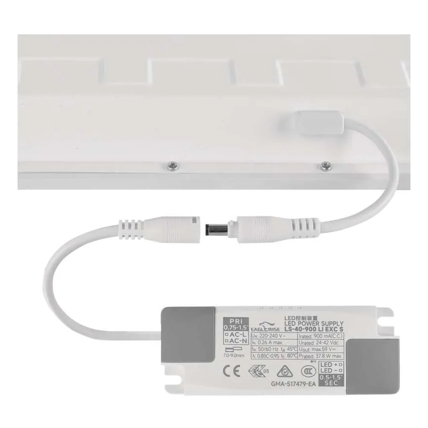 LED Podhledový panel DIXXO LED/36W/230V 4000K 60x60 cm bílá