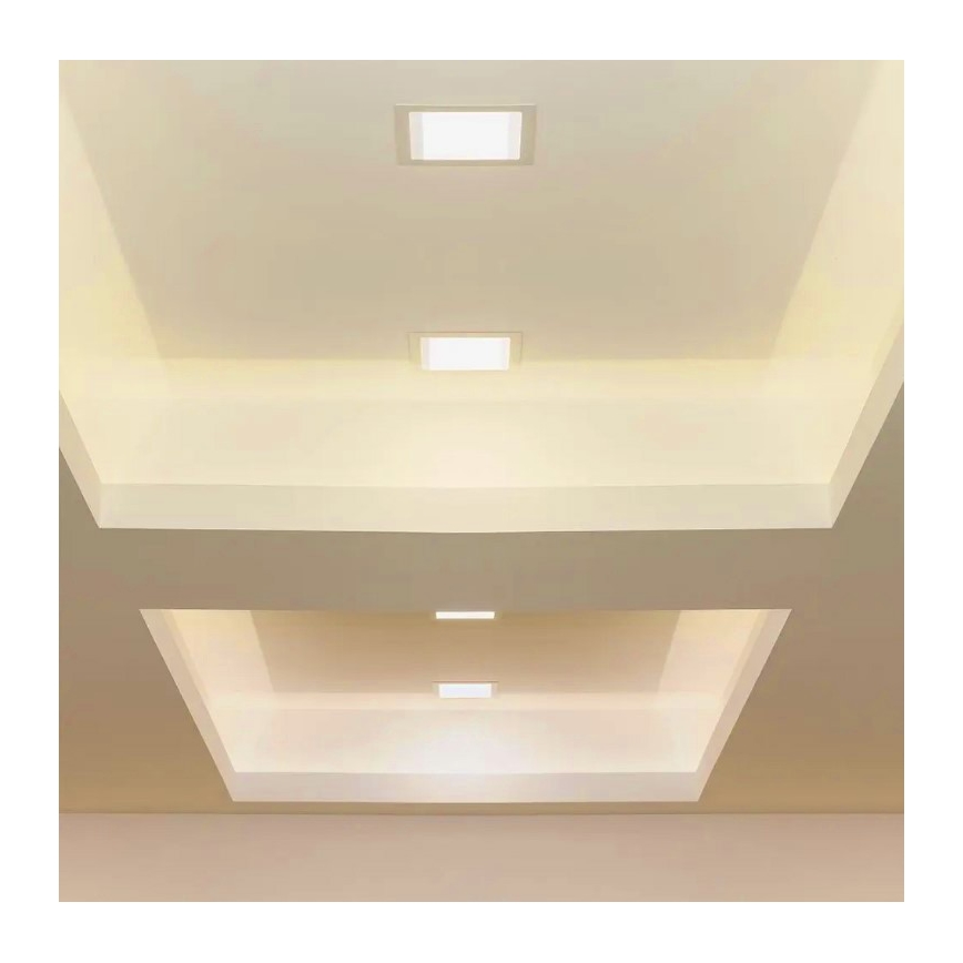 LED Podhledový panel LED/18W/230V 3000K čtvercový