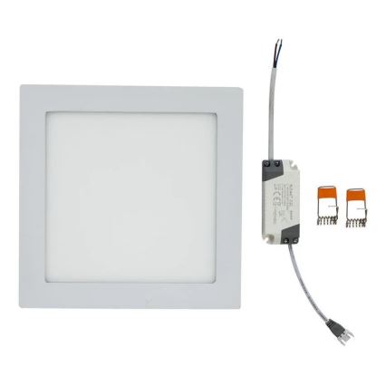LED Podhledový panel LED/18W/230V 3000K čtvercový