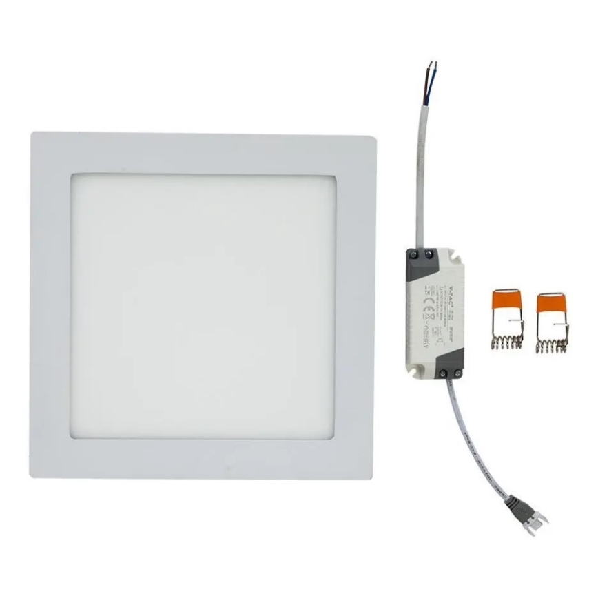 LED Podhledový panel LED/18W/230V 3000K čtvercový