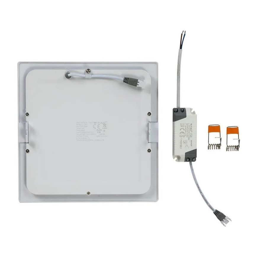 LED Podhledový panel LED/18W/230V 3000K čtvercový