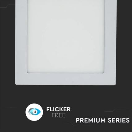 LED Podhledový panel LED/18W/230V 3000K čtvercový