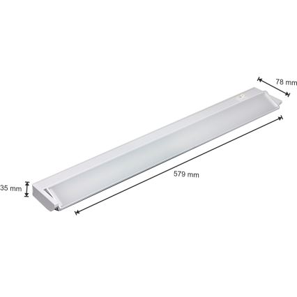 LED Podlinkové svítidlo LED/10W/230V bílá
