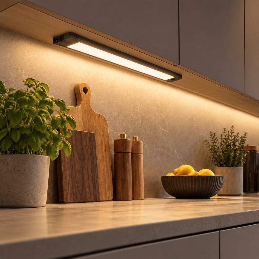 LED Podlinkové svítidlo LED/12W/230V 2700/3000/4000/5000/5700K 42 cm černá