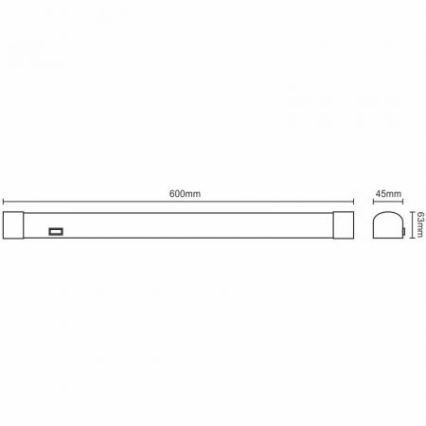 LED Podlinkové svítidlo LED/15W/230V 4000K IP44