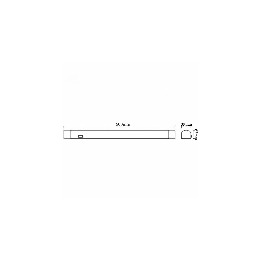 LED Podlinkové svítidlo LED/15W/230V 60 cm IP44 bílá