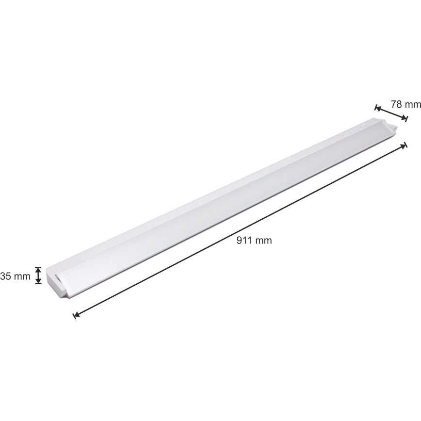 LED Podlinkové svítidlo LED/15W/230V bílá