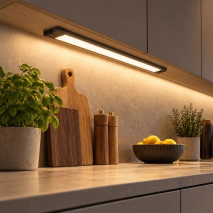 LED Podlinkové svítidlo LED/18W/230V 2700/3000/4000/5000/5700K 60 cm černá