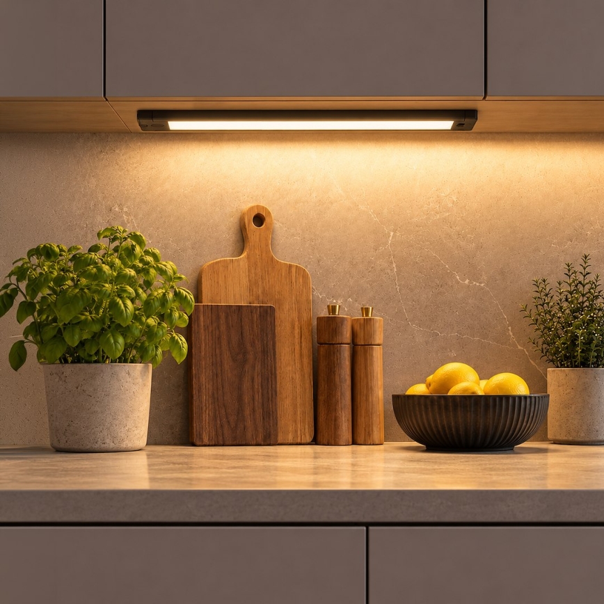 LED Podlinkové svítidlo LED/18W/230V 2700/3000/4000/5000/5700K 60 cm černá