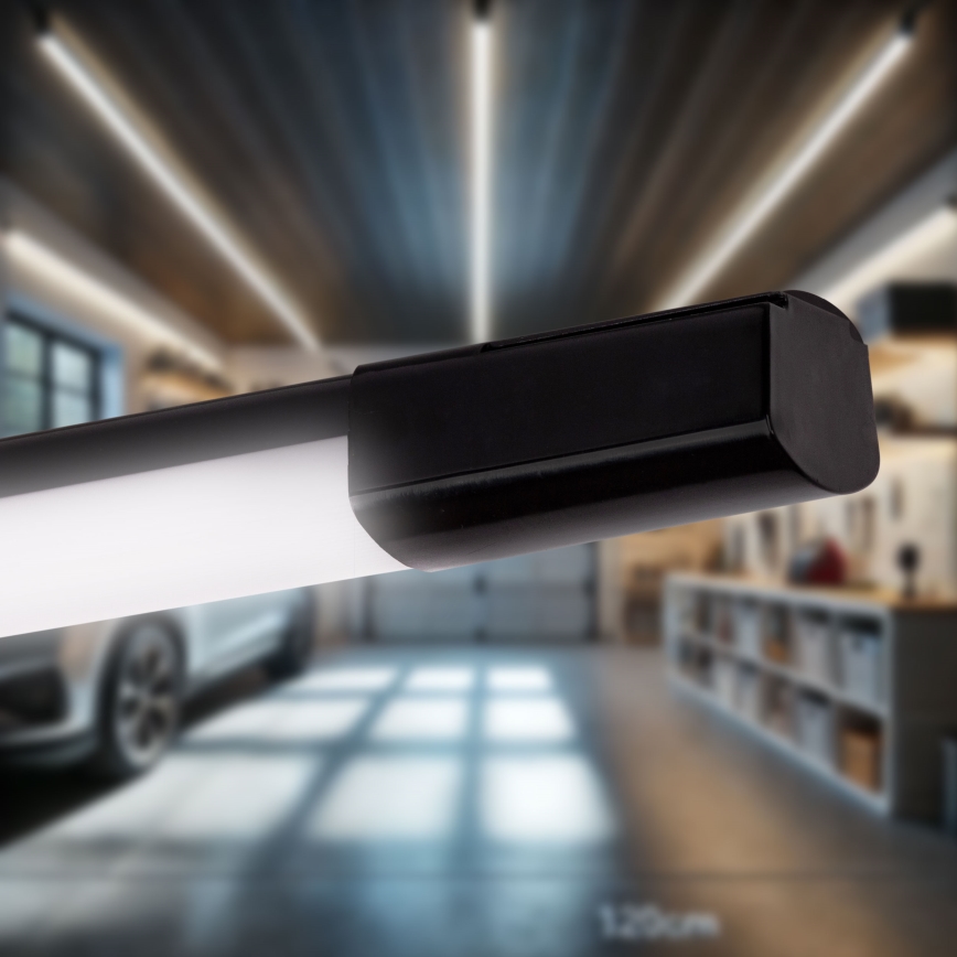 LED Podlinkové svítidlo LED/36W/230V 4000K 120 cm černá