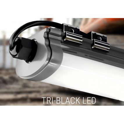 LED Podlinkové svítidlo LED/60W/230V 6000K 120 cm IP65 černá