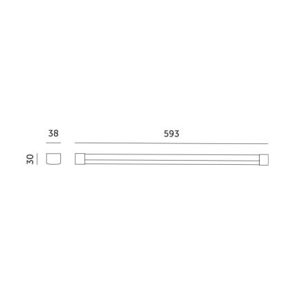 LED Podlinkové svítidlo pro pěstování rostlin GROWLY LED/9W/230V bílá