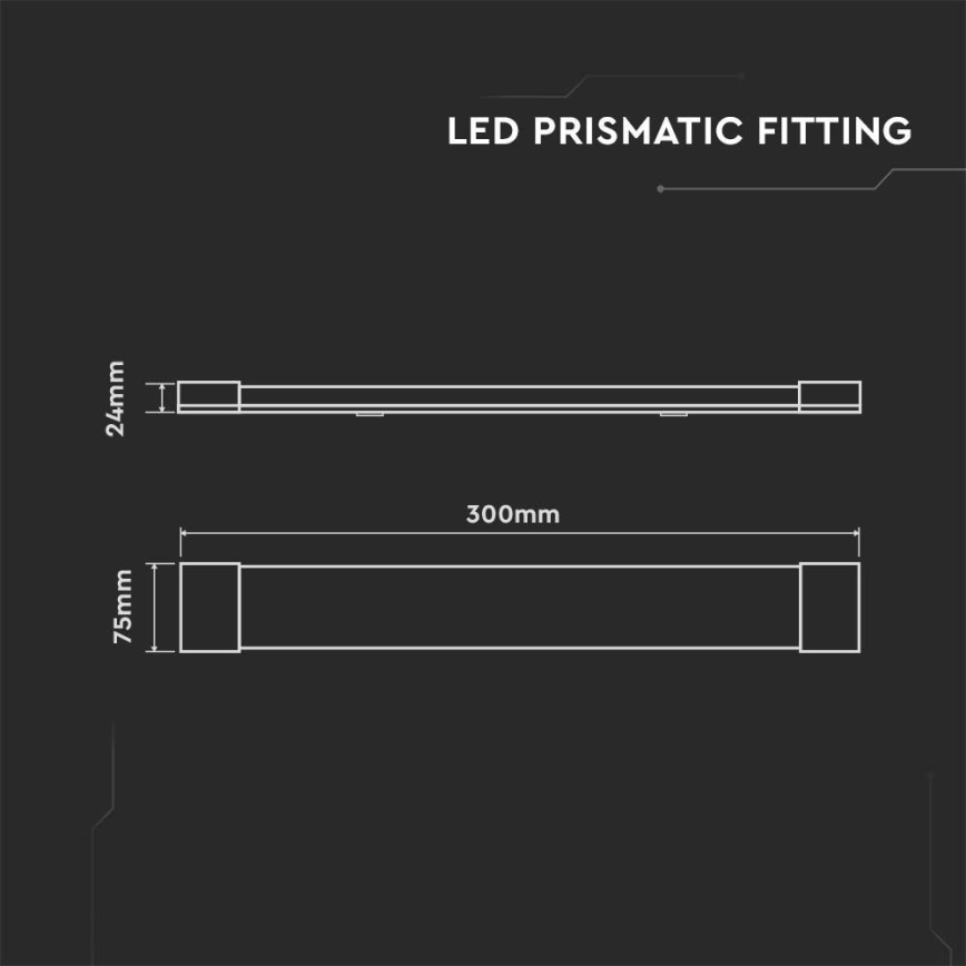 LED Podlinkové svítidlo SAMSUNG CHIP LED/10W/230V 3000K 30 cm