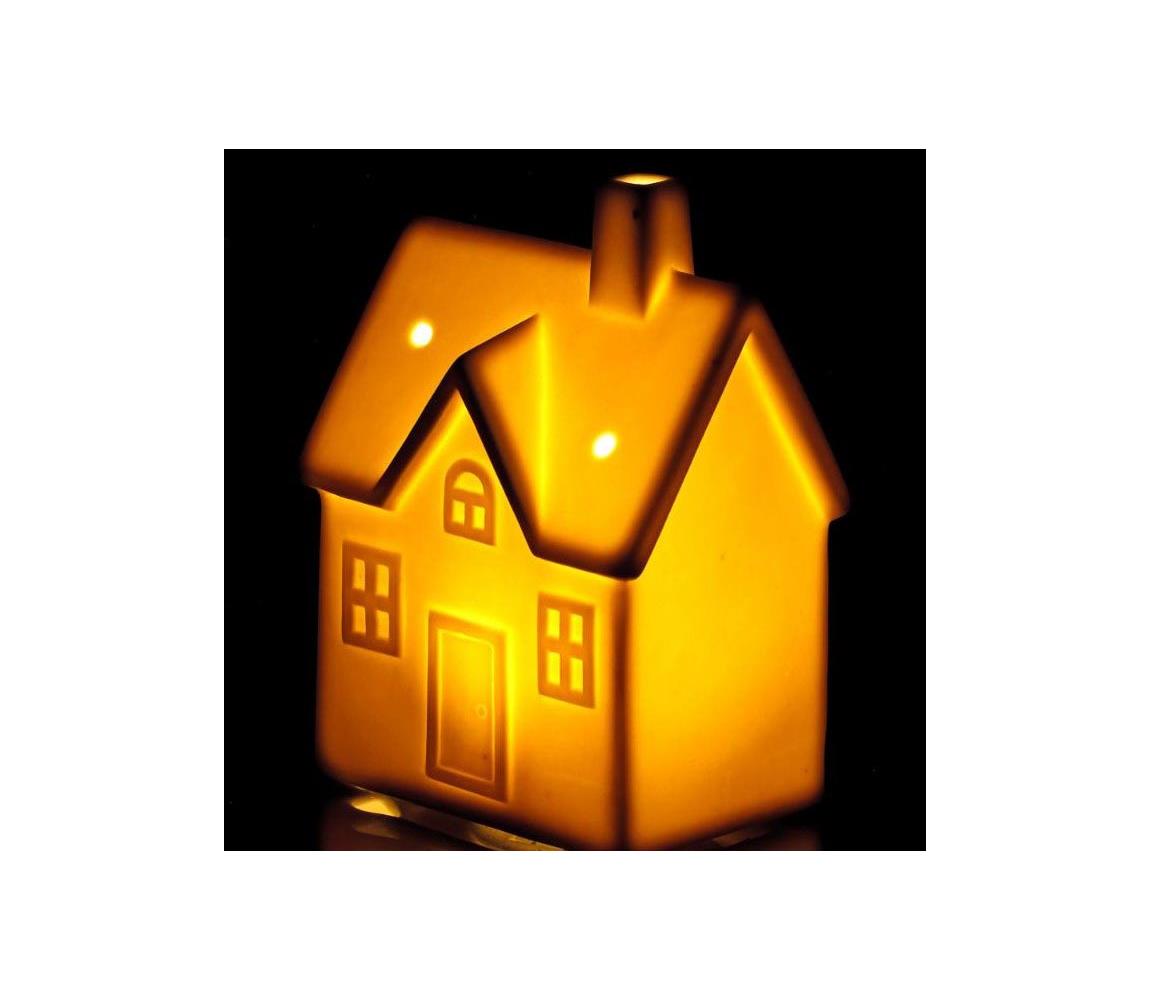 Retlux RXL 414 Domek porcelán LED 11,7cm
