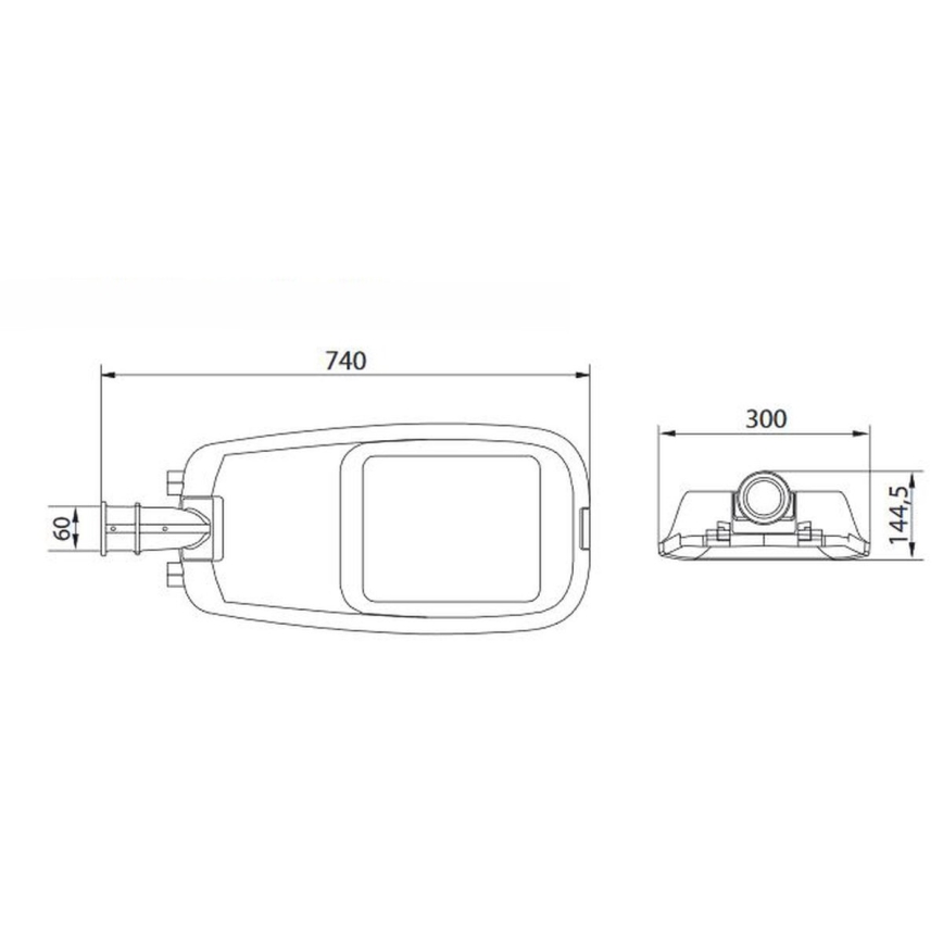 LED Pouliční lampa ACRON PLUS 200 LED/150W/230V IP66