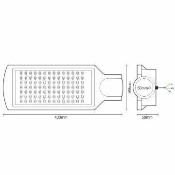 LED Pouliční lampa LED/100W/170-400V IP65 4000K