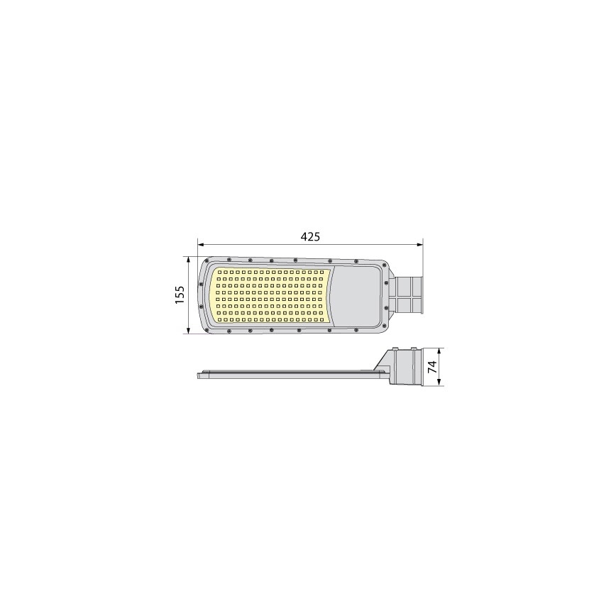 LED Pouliční lampa NOVUM PLUS LED/100W/230V IP65 4000K
