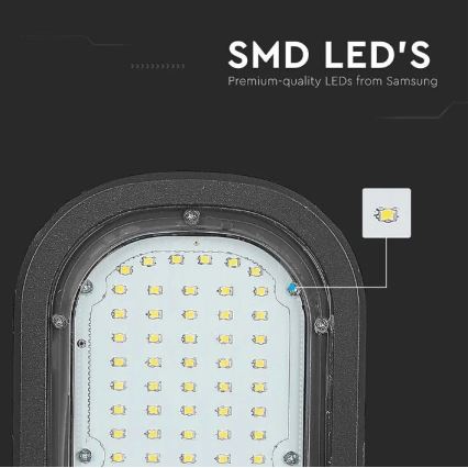 LED Pouliční lampa SAMSUNG CHIP LED/30W/230V 6400K IP65