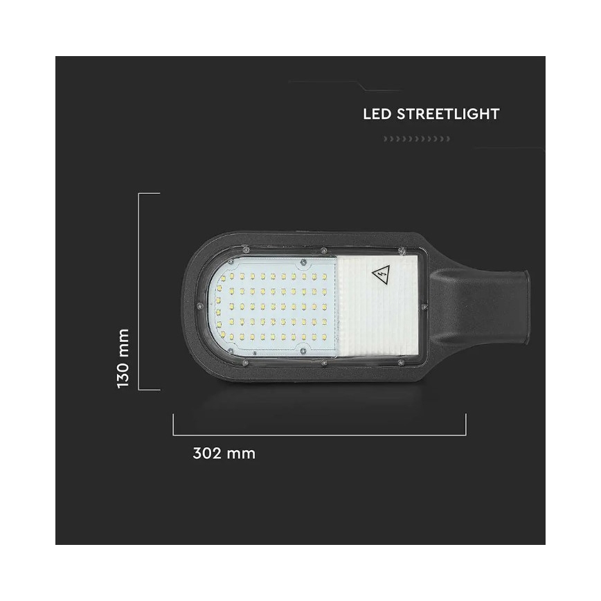 LED Pouliční lampa SAMSUNG CHIP LED/30W/230V 6400K IP65