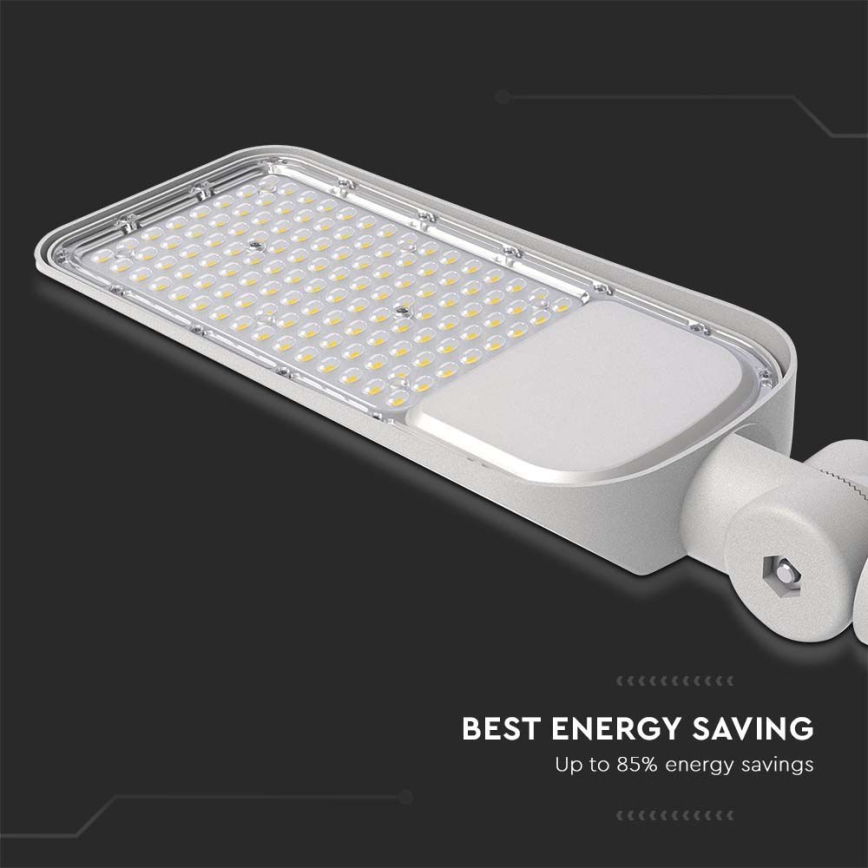 LED Pouliční lampa SAMSUNG CHIP LED/30W/230V 6500K IP65 šedá