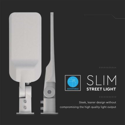 LED Pouliční lampa SAMSUNG CHIP LED/30W/230V 6500K IP65 šedá