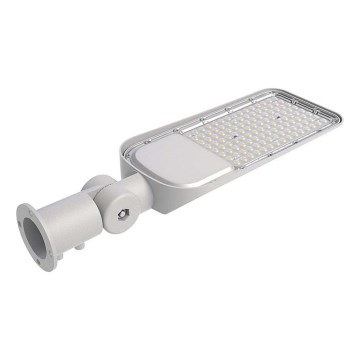 LED Pouliční lampa se senzorem soumraku SAMSUNG CHIP LED/100W/230V 4000K IP65 šedá
