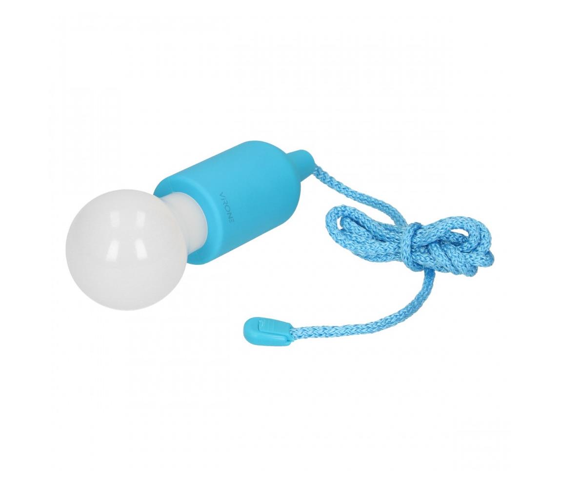  LED Přenosná lampa LED/1W/3xAAA modrá 