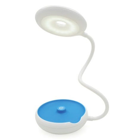 LED Přenosná lampa LED/3,5W/4xAAA/USB modrá