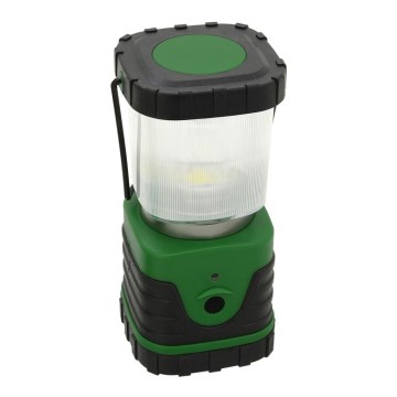 LED Přenosná lampa LED/3xLR20 IP44 černá/zelená