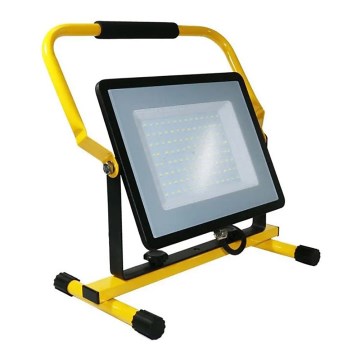 LED Přenosný reflektor SAMSUNG CHIP LED/100W/230V IP65 6500K černá/žlutá