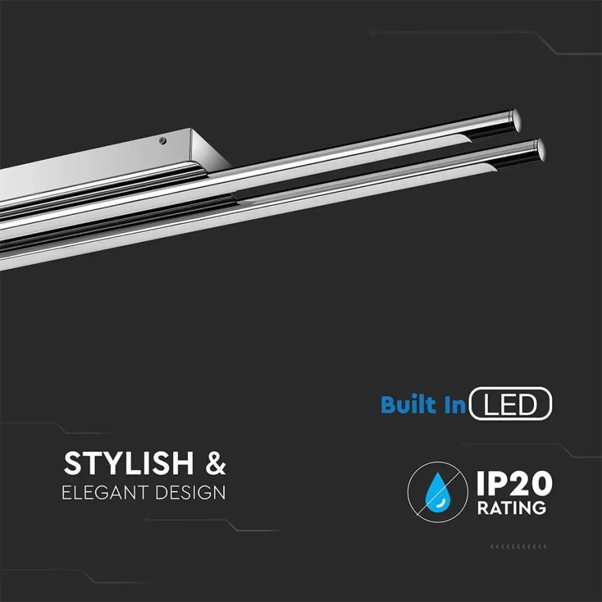 LED Přisazený lustr 2xLED/18W/230V 4000K