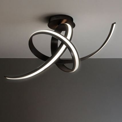 LED Přisazený lustr AREZIA LED/41W/230V černá