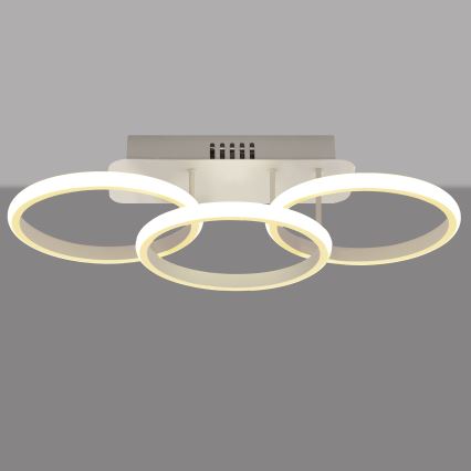 LED Přisazený lustr BARI LED/30W/230V bílá