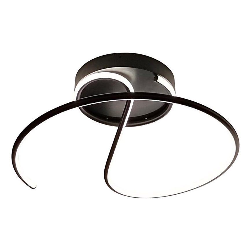 LED Přisazený lustr DELTA LED/30W/230V černá