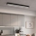 LED Přisazený/lustr na lanku LED/44W/230V 4000K 120 cm černá